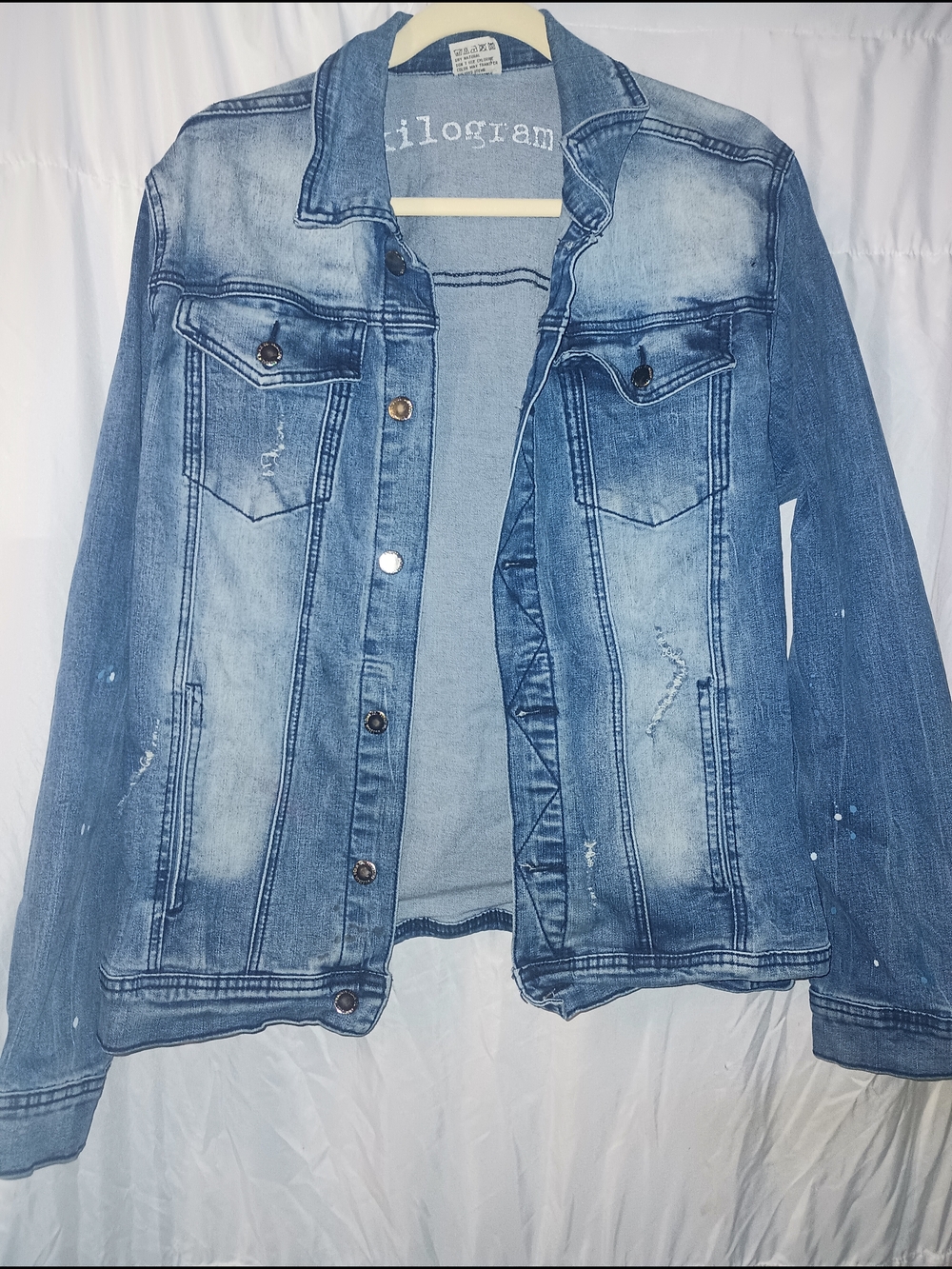 Light Wash Denim Jacket - Kilogram Branding